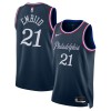 Philadelphia 76ers Joel Embiid Nike 2025-26 City Edition Navy Miesten Pelipaidat Swingman